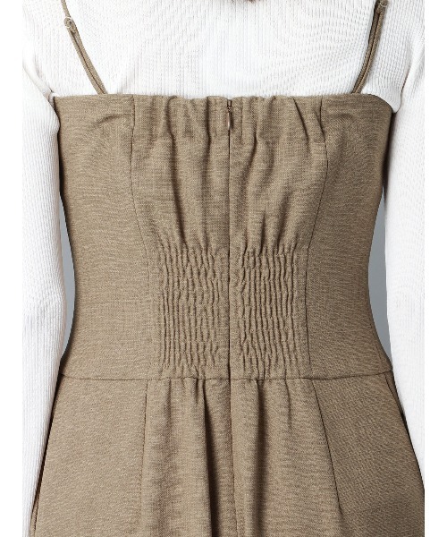 CIS.（シス）の「CIS．リネンルックコンビネゾン ウォッシャブル ストレッチ（ワンピース・レディース・ベージュ系/ブラック系・34(5号)/36(7号)/38(9号)/40(11号)）」の20枚目の写真