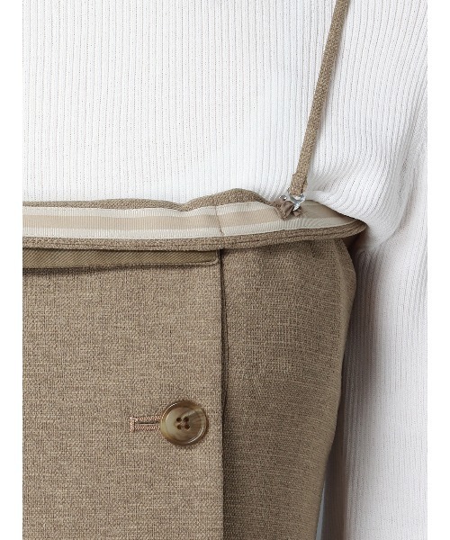 CIS.（シス）の「CIS．リネンルックコンビネゾン ウォッシャブル ストレッチ（ワンピース・レディース・ベージュ系/ブラック系・34(5号)/36(7号)/38(9号)/40(11号)）」の21枚目の写真