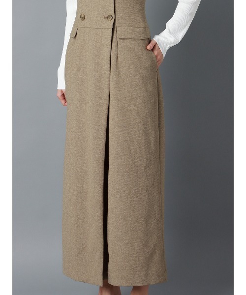 CIS.（シス）の「CIS．リネンルックコンビネゾン ウォッシャブル ストレッチ（ワンピース・レディース・ベージュ系/ブラック系・34(5号)/36(7号)/38(9号)/40(11号)）」の22枚目の写真