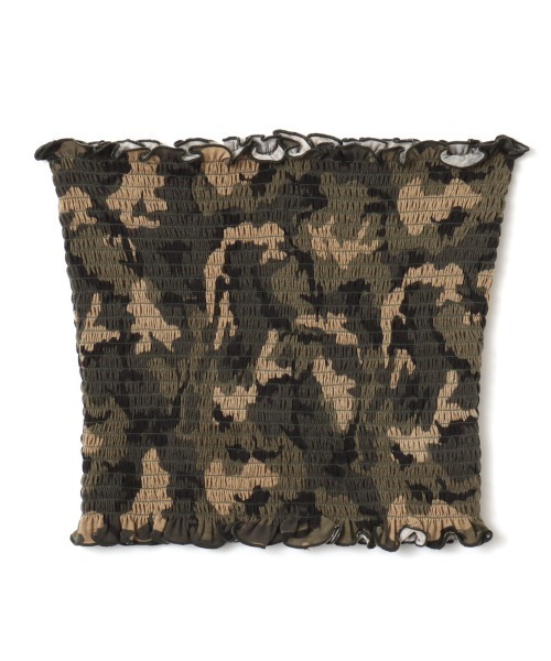 atmos pink Camouflage Shirring Baretop / アトモス ピンク