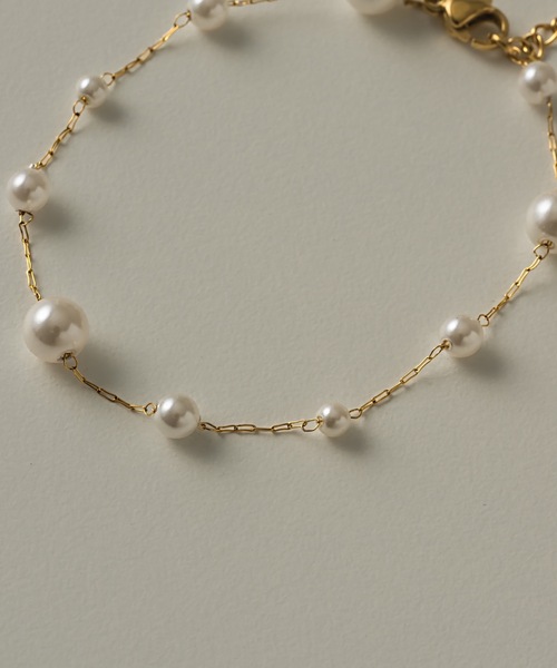 muku（ムク）の「BRACELET/RANDOM PEARL（ブレスレット・レディース・シルバー/ゴールド・FREE）」の12枚目の写真