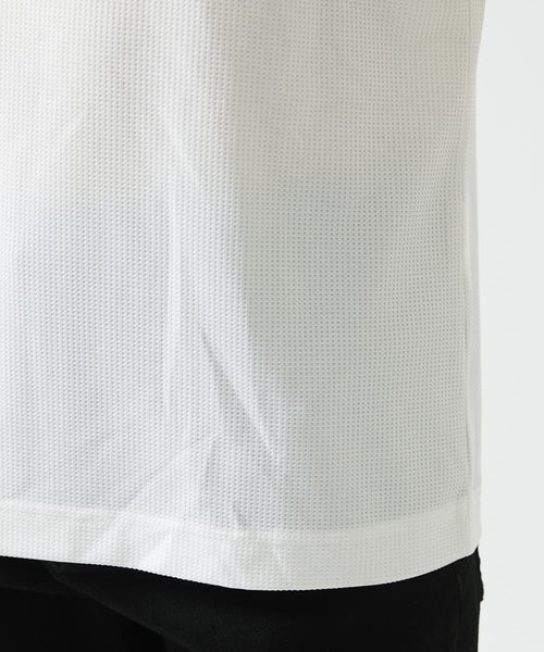 MK MICHEL KLEIN HOMME （エムケーミッシェルクランオム）の「【洗える】ショールカラーTシャツ（Tシャツ/カットソー・メンズ・ホワイト/カーキ・51/48/46）」の17枚目の写真