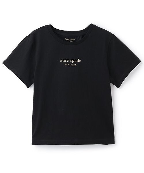 Kate spadeロゴTシャツ(S) Glitter Embellished Logo Tee | Kate Spade Outlet