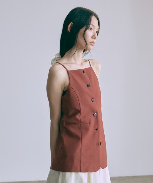 セール】Boxy Fit Vest（シャツ/ブラウス）｜EN NEUME（エンノイム）の