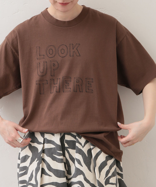 JOURNAL STANDARD LUXE(ジャーナルスタンダード ラックス)の「プリントT(LOOK UP THERE)(Tシャツ/カットソー・レディース・ブラウン/ホワイト・FREE)」の11枚目の写真