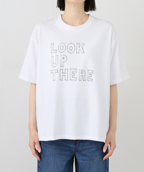 JOURNAL STANDARD LUXE(ジャーナルスタンダード ラックス)の「プリントT(LOOK UP THERE)(Tシャツ/カットソー・レディース・ブラウン/ホワイト・FREE)」の13枚目の写真