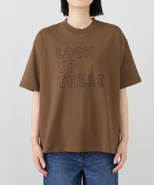 JOURNAL STANDARD LUXE(ジャーナルスタンダード ラックス)の「プリントT(LOOK UP THERE)(Tシャツ/カットソー・レディース・ブラウン/ホワイト・FREE)」の7枚目の写真
