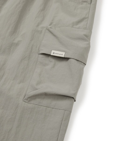 Snow Peak(スノーピーク)の「Snow Peak / Cample String Pants カーゴパンツ(その他パンツ・メンズ・ライトグレー/チャコール/ダークグレー・S/M/L/XL)」の7枚目の写真