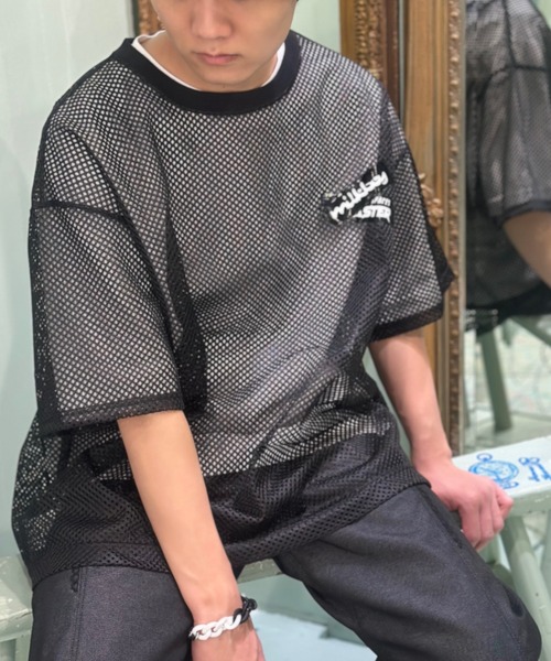 TRAP MESH Tシャツ（Tシャツ/カットソー）｜MILKBOY（ミルクボーイ）の