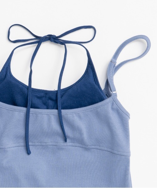 Henley Neck Layered Camisole/ヘンリーネックレイヤード