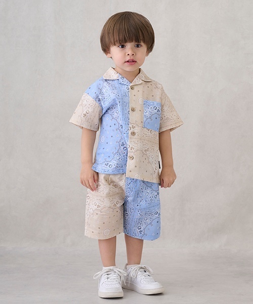 petit main（プティマイン）の「【リンク】柄アソートハーフパンツ(キッズ)（その他パンツ・キッズ・ライトブルー/キナリ/ネイビー/レッド/ブラック・90cm/110cm/130cm/80ｃｍ/120cm/100cm）」の4枚目の写真