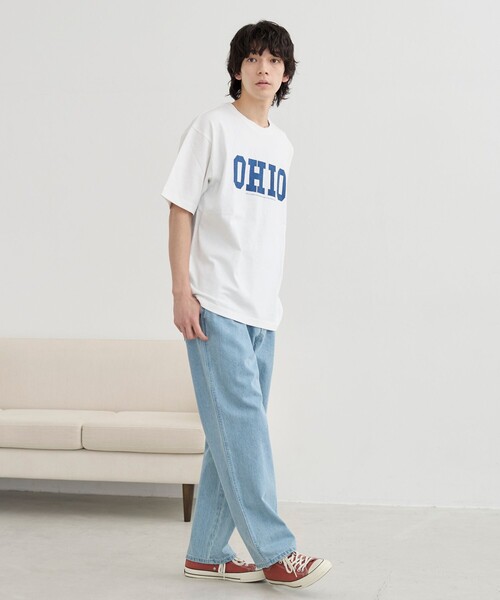 coen(コーエン)の「カレッジアニマルプリントTシャツ(Tシャツ/カットソー・メンズ・ホワイト/ネイビー/ブラック/ダークグレー・S/XL/L/M)」の8枚目の写真