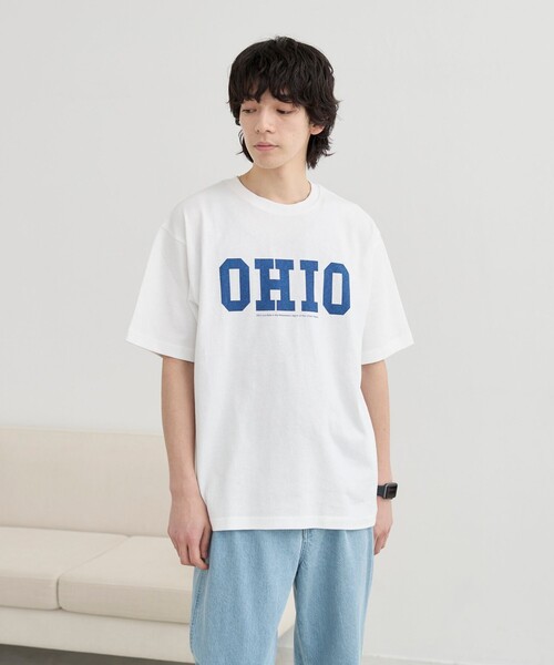 coen(コーエン)の「カレッジアニマルプリントTシャツ(Tシャツ/カットソー・メンズ・ホワイト/ネイビー/ブラック/ダークグレー・S/XL/L/M)」の9枚目の写真