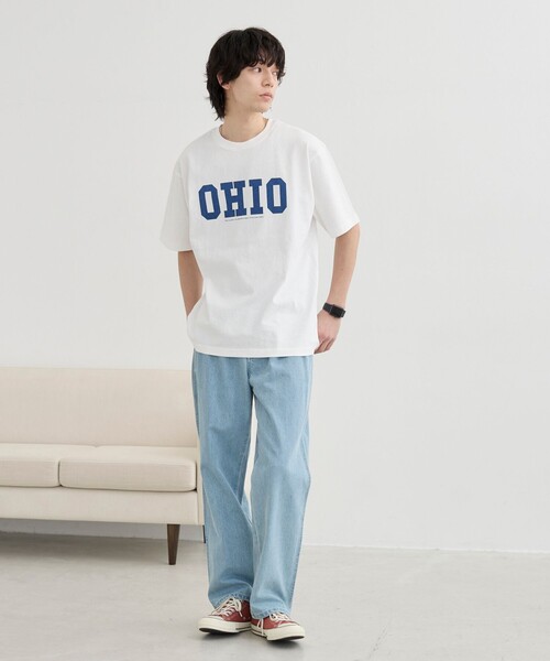 coen(コーエン)の「カレッジアニマルプリントTシャツ(Tシャツ/カットソー・メンズ・ホワイト/ネイビー/ブラック/ダークグレー・S/XL/L/M)」の10枚目の写真
