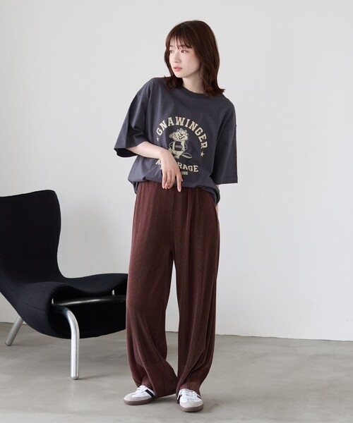 coen(コーエン)の「カレッジアニマルプリントTシャツ(Tシャツ/カットソー・メンズ・ホワイト/ネイビー/ブラック/ダークグレー・S/XL/L/M)」の18枚目の写真