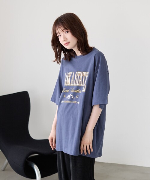 coen(コーエン)の「カレッジアニマルプリントTシャツ(Tシャツ/カットソー・メンズ・ホワイト/ネイビー/ブラック/ダークグレー・S/XL/L/M)」の21枚目の写真