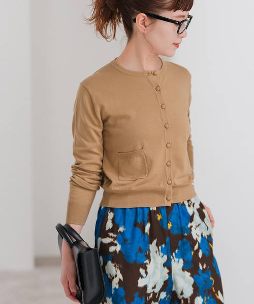 Spick &amp; Span - Spick&amp;Span 裏毛ガウン  カーディガン Spick & Span（スピックアンドスパン）の「裏毛ガウン2