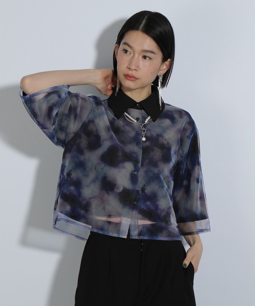 HARE（ハレ）の「スイサイガラシャツ(HARE)（シャツ/ブラウス・レディース・グリーン/ブルー・FREE）」の16枚目の写真