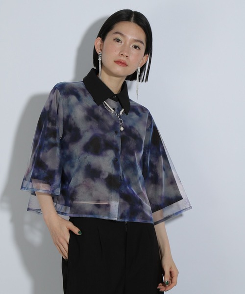 HARE（ハレ）の「スイサイガラシャツ(HARE)（シャツ/ブラウス・レディース・グリーン/ブルー・FREE）」の18枚目の写真