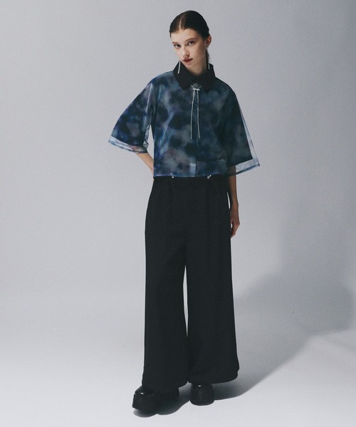 HARE（ハレ）の「スイサイガラシャツ(HARE)（シャツ/ブラウス・レディース・グリーン/ブルー・FREE）」の5枚目の写真