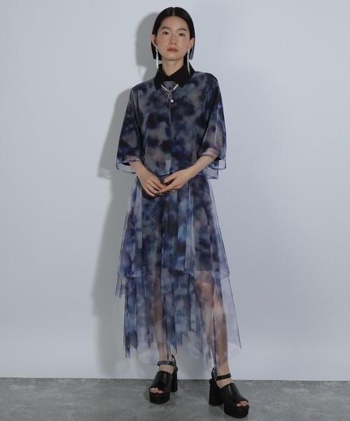 HARE（ハレ）の「スイサイガラシャツ(HARE)（シャツ/ブラウス・レディース・グリーン/ブルー・FREE）」の7枚目の写真