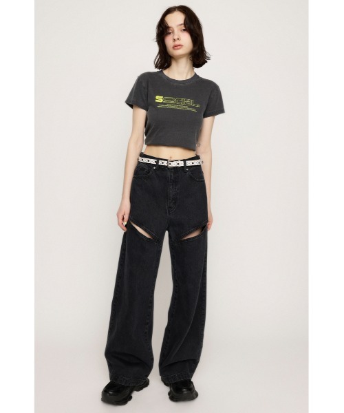 SLY J/W HOLE TUCK PTジャスト ウエスト ホールタックパンツ セール】J/W HOLE TUCK PT ジャスト ウエスト ホール タック