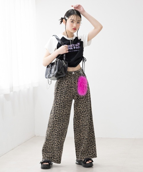 repipi armario（レピピ アルマリオ）の「レオパードホックパンツ（デニムパンツ・キッズ・レオパード・MEDIUM/SMALL/LARGE）」の5枚目の写真