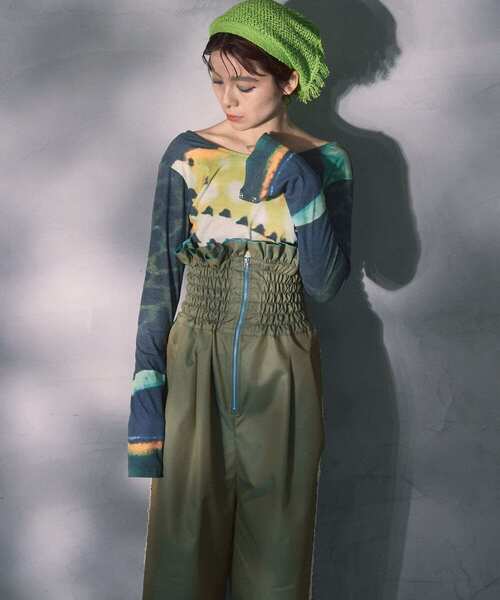 THE GOODLAND MARKET（ザグッドランドマーケット）の「cwtch　BACKOPEN l/S PRINT T-SHIRTS（Tシャツ/カットソー・レディース・ブルー系その他/ホワイト系その他・FREE）」の14枚目の写真