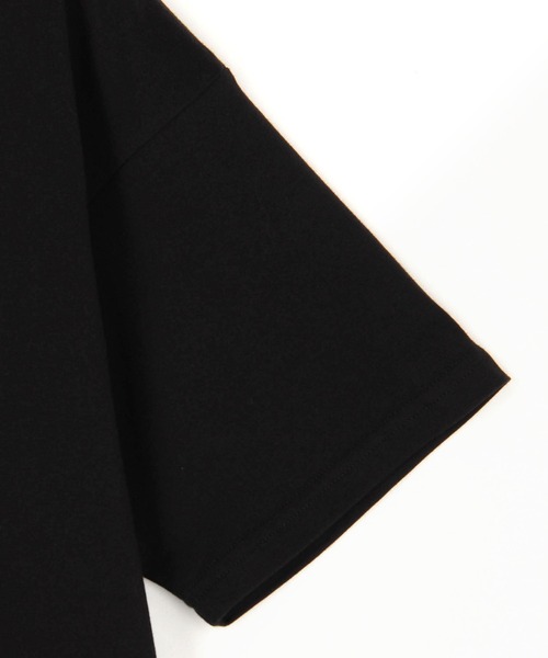 NICOLE white（ニコルホワイト）の「刺繍Tシャツ（Tシャツ/カットソー・レディース・ブラック/グレー/オフホワイト・FREE）」の9枚目の写真