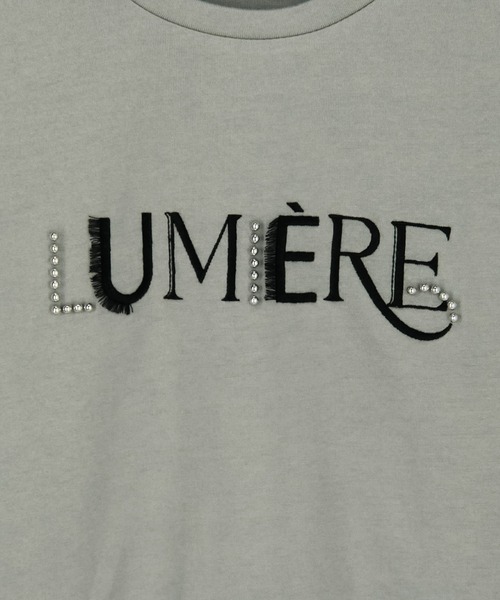 NICOLE white（ニコルホワイト）の「刺繍Tシャツ（Tシャツ/カットソー・レディース・ブラック/グレー/オフホワイト・FREE）」の11枚目の写真