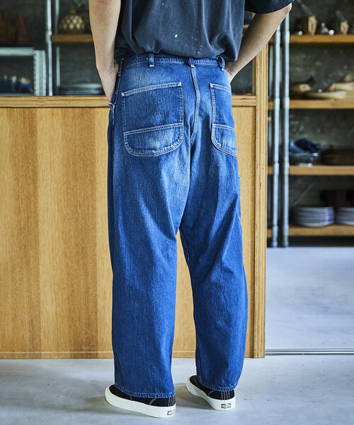 orSlow | WIDE FIT 30'S PAINTER PANTS USED WASH MEN（デニム