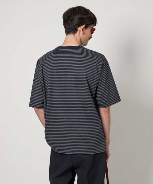Steven Alanオーガニックコットン ボーダー ロングスリーブ Tシャツ BEAUTY&YOUTH UNITED ARROWS｜<Steven Alan> オーガニック