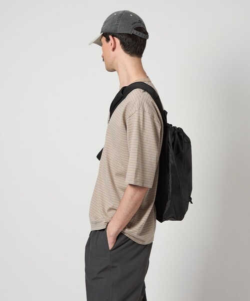 Steven Alan（スティーブンアラン）の「＜Steven Alan＞ オーガニックコットン ボーダー ショートスリーブ Tシャツ NARROW（Tシャツ/カットソー・メンズ・ブラウン/ロイヤルブルー/ネイビー/ブラック/オフホワイト・S/M/L/XL）」の8枚目の写真