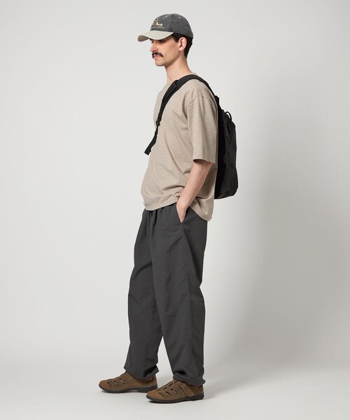 Steven Alan（スティーブンアラン）の「＜Steven Alan＞ オーガニックコットン ボーダー ショートスリーブ Tシャツ NARROW（Tシャツ/カットソー・メンズ・ブラウン/ロイヤルブルー/ネイビー/ブラック/オフホワイト・S/M/L/XL）」の11枚目の写真