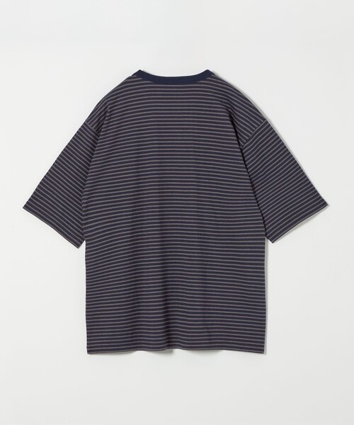 Steven Alan＞ オーガニックコットン ボーダー ショートスリーブ