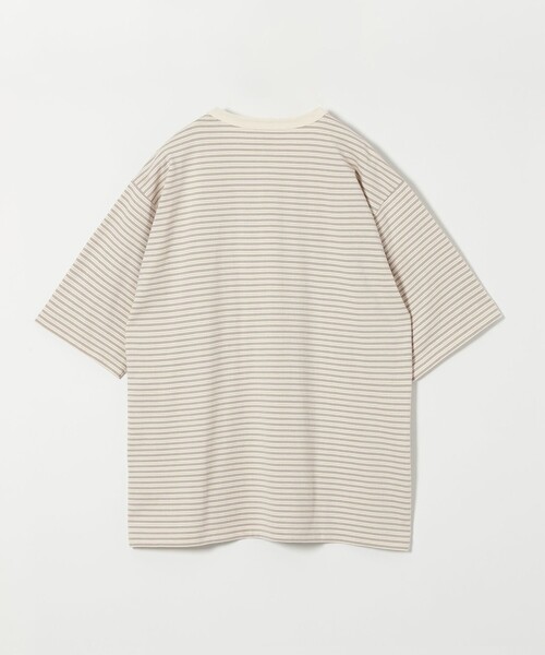 Steven Alan＞ オーガニックコットン ボーダー ショートスリーブ