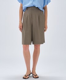 cloenc | 【セットアップ】リネンブレンドハーフパンツ(その他パンツ)