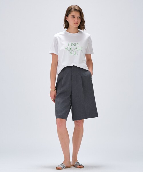 【セットアップ　ジャーナルスタンダード　リネン　ハーフパンツ　ワントーン】 セットアップ ジャーナルスタンダード リネン ハーフパンツ