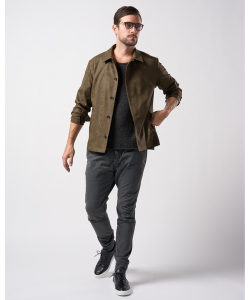 wjk（ダヴルジェイケイ）の「back pile　light H/S（ニット/セーター・メンズ・ネイビー/ブラック・SMALL/MEDIUM/LARGE/X-LARGE）」の12枚目の写真