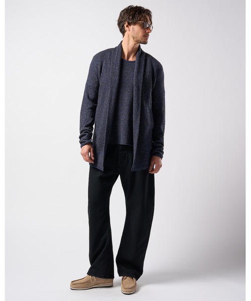 wjk（ダヴルジェイケイ）の「back pile　light H/S（ニット/セーター・メンズ・ネイビー/ブラック・SMALL/MEDIUM/LARGE/X-LARGE）」の14枚目の写真