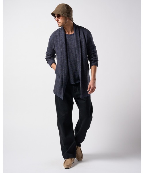 wjk（ダヴルジェイケイ）の「back pile　light H/S（ニット/セーター・メンズ・ネイビー/ブラック・SMALL/MEDIUM/LARGE/X-LARGE）」の15枚目の写真