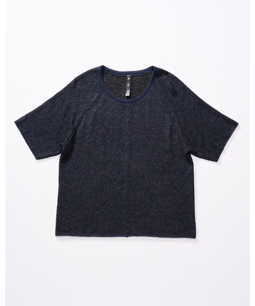 wjk（ダヴルジェイケイ）の「back pile　light H/S（ニット/セーター・メンズ・ネイビー/ブラック・SMALL/MEDIUM/LARGE/X-LARGE）」の18枚目の写真