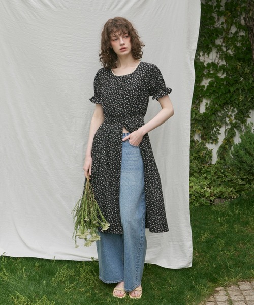 GIUNON（ジウノン）の「barrel leg vintage denim / バレルレッグヴィンテージデニム（デニムパンツ・レディース・ブルー・1/0）」の10枚目の写真