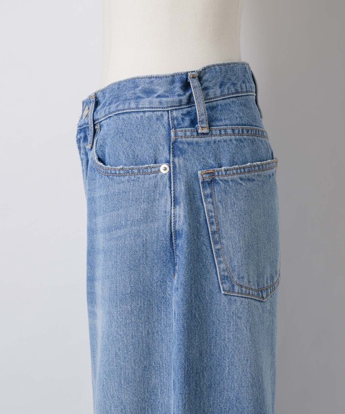 GIUNON（ジウノン）の「barrel leg vintage denim / バレルレッグヴィンテージデニム（デニムパンツ・レディース・ブルー・1/0）」の22枚目の写真