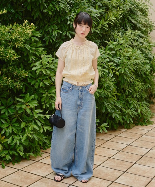 JW Anderson★ベルトディテール ワイドレッグ ジーンズ デニム Jw Andersonアウトレット：ジーンズ レディース - デニム