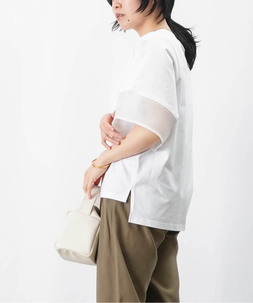 LUCA/LADY LUCK LUCA(ルカ/レディラックルカ)の「LC/LLL オーガンジー切替プルオーバー(Tシャツ/カットソー・レディース・ブラック/オレンジ/オフホワイト・FREE)」の8枚目の写真