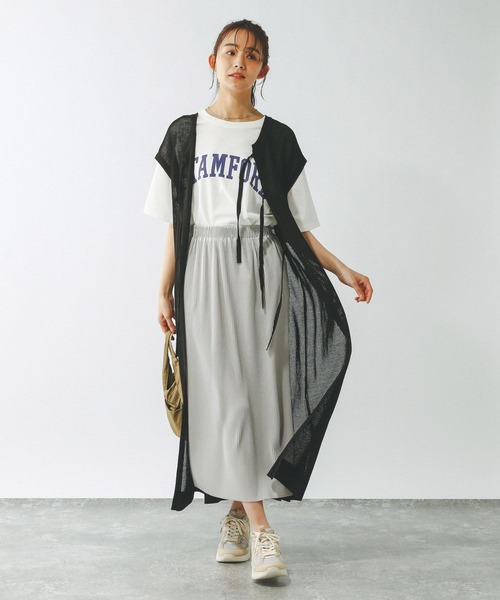 GLOBAL WORK（グローバルワーク）の「※2WAYメッシュSETワンピース/321490（ワンピース・レディース・グレイッシュベージュ/ブラック・MEDIUM/LARGE）」の12枚目の写真