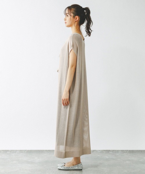 GLOBAL WORK（グローバルワーク）の「※2WAYメッシュSETワンピース/321490（ワンピース・レディース・グレイッシュベージュ/ブラック・MEDIUM/LARGE）」の18枚目の写真