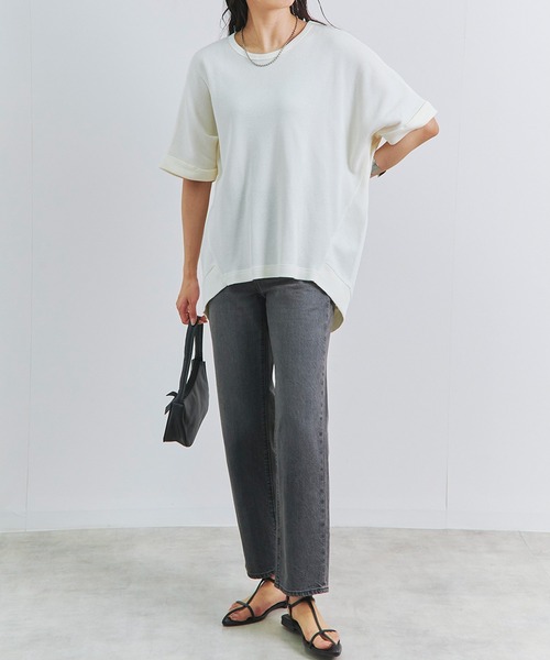 Fizz(フィズ)の「【Fizz/フィズ】 サーマルドルマンプルオーバー(Tシャツ/カットソー・レディース・ブラック/グレー/ホワイト/ライトカーキ・M)」の16枚目の写真
