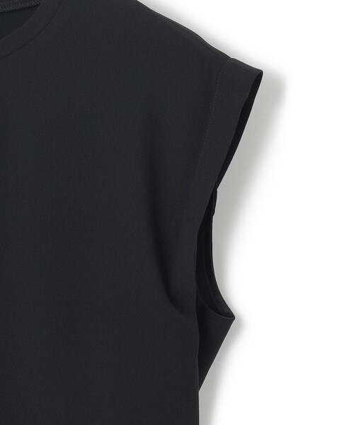 23区(ニジュウサンク)の「【吸水速乾/UVカット/接触冷感/洗える】ストレッチジョーゼット ワンピース(ワンピース・レディース・ネイビー系/ダークグリーン系/ブラック系・38)」の17枚目の写真